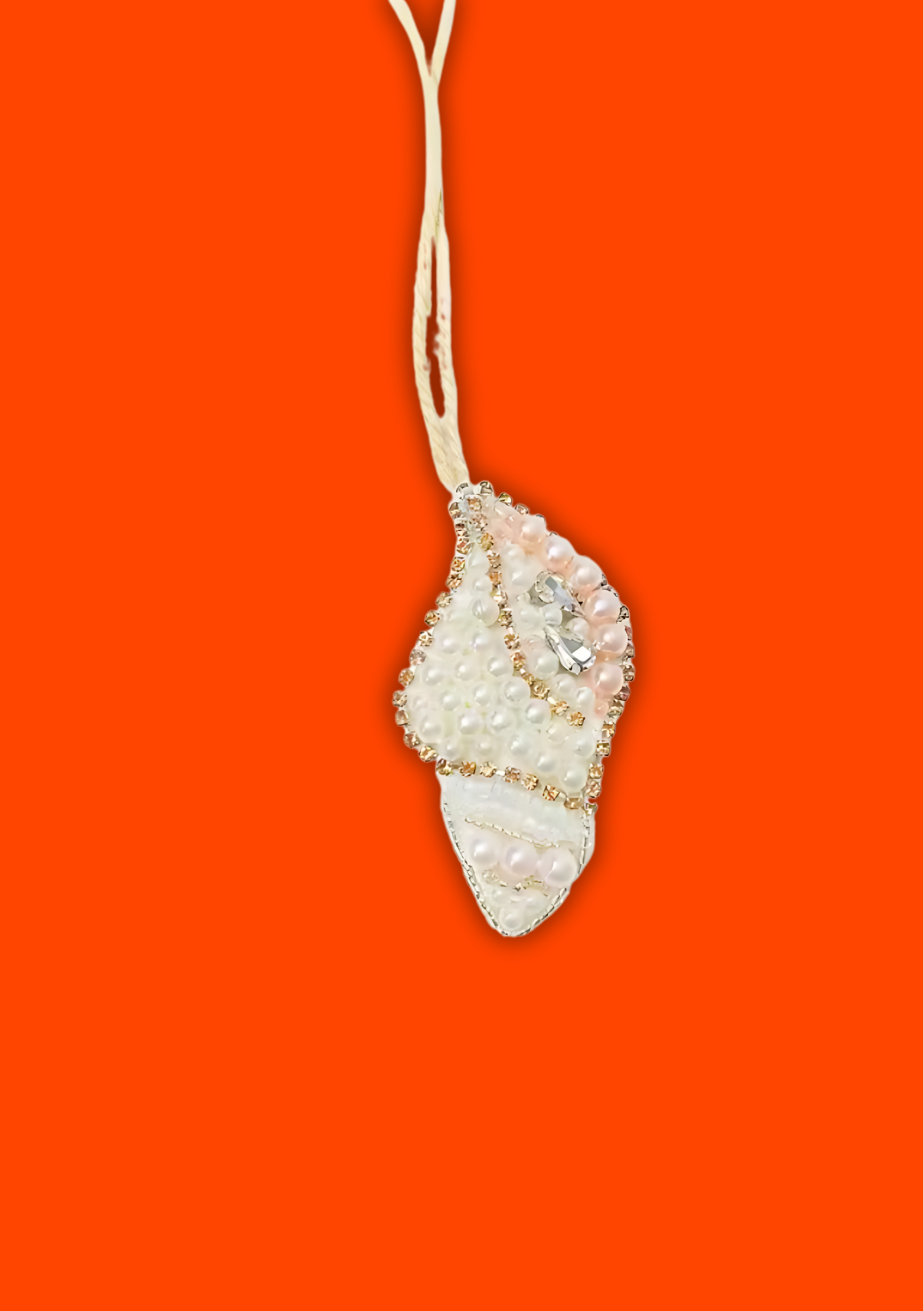 White Shell Charm